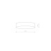 LED панел за външен монтаж NOWODVORSKI 10408 LID ROUND 35W 3000K BLACK