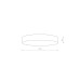 LED панел за външен монтаж NOWODVORSKI 10414 LID ROUND 50W 4000K WHITE
