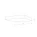 NOWODVORSKI 10432 LID SQUARE 50W 4000K WHITE