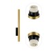 Аплик NOWODVORSKI 10760 FOURTY WALL XL SOLID BRASS