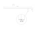 LED аплик с ключ NOWODVORSKI 10851 MOTIVE L 4000K