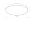 LED панел за външен монтаж NOWODVORSKI 10979 AGNES ROUND LED PRO 32W 3000K IP44