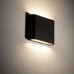 LED фасаден аплик NOWODVORSKI 11363 SEMI LED S BLACK 2 x 3W 3000K IP54