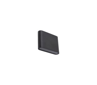 LED фасаден аплик NOWODVORSKI 11363 SEMI LED S BLACK 2 x 3W 3000K IP54
