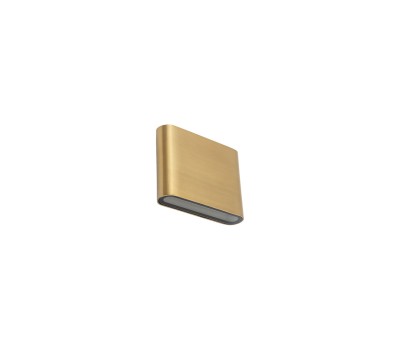 LED фасаден аплик NOWODVORSKI 11365 SEMI LED S SATIN BRASS 2 x 3W 3000K IP54