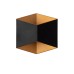 LED фасаден аплик NOWODVORSKI 8141 TRIANGLES BLACK/GOLD