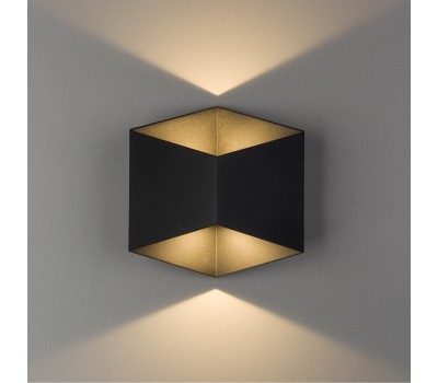 LED фасаден аплик NOWODVORSKI 8142 TRIANGLES BLACK