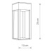 LED фасаден аплик NOWODVORSKI 8146 STRUCTURE LED