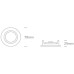 Луна за вграждане One Light 10105/W White Round recessed lamp