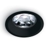One Light 10105D1/B Black Round recessed lamp