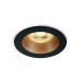 Луна за вграждане One Light 10105M/B/BS Black Round Recessed Lamp