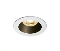 One Light 10105M/W/B White Round Recessed Lamp