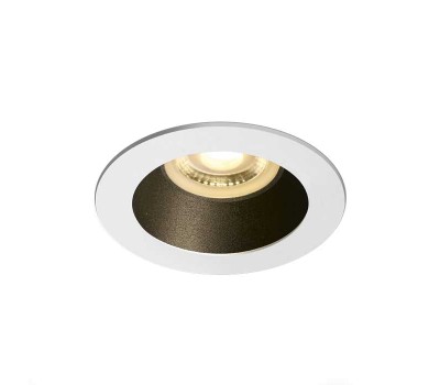 Луна за вграждане One Light 10105M/W/B White Round Recessed Lamp