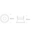 Луна за вграждане One Light 10105TG/B Black Round Recessed Lamp