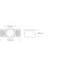 Луна за вграждане One Light 10105TR/B Trimless Black Round