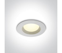 One Light 10107B/W/C 7W 4000K IP54 LED PANEL WHITE ROUND