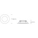 LED панел за вграждане One Light 10107T/W/V 7W 3000K - 4000K -5000K LED PANEL WHITE ROUND LED панел за вграждане One Light 10107T/W/V 7W 3000K - 4000K -5000K LED PANEL WHITE ROUND