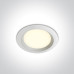 LED панел за вграждане One Light 10107T/W/V 7W 3000K - 4000K -5000K LED PANEL WHITE ROUND LED панел за вграждане One Light 10107T/W/V 7W 3000K - 4000K -5000K LED PANEL WHITE ROUND