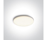 LED панел за вграждане One Light 10108CF/W/C 8W 4000K IP65 FRAMELESS WHITE ROUND