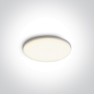 LED панел за вграждане One Light 10108CF/W 8W 3000K IP65 FRAMELESS WHITE ROUND