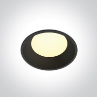 LED панел за вграждане One Light 10109FD/B/V 9W CCT 3000K - 4000K- 5000K IP65 LED PANEL BLACK ROUND