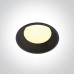 LED панел за вграждане One Light 10109FD/B/V 9W CCT 3000K - 4000K- 5000K IP65 LED PANEL BLACK ROUND