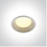 One Light 10109FD/W/C 9W 4000K IP54 LED PANEL WHITE ROUND
