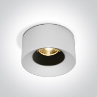 LED луна за вграждане One Light 10112A/W/W 12W 3000K WHITE ROUND RECESSED LAMP