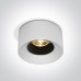 LED луна за вграждане One Light 10112A/W/W 12W 3000K WHITE ROUND RECESSED LAMP
