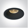 One Light 10112C/B/W 12W 3000K IP65 BLACK ROUND