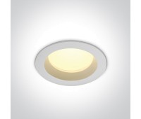 LED панел за вграждане One Light 10113B/W/C 13W 4000K IP54 LED PANEL WHITE ROUND