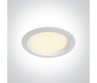 LED панел за вграждане One Light 10113UV/W 13W CCT LED PANEL WHITE ROUND IP44