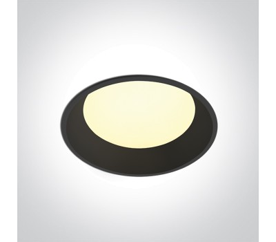 LED панел за вграждане One Light 10120FD/B/V 20W CCT 3000K - 4000K - 5000K IP65 LED PANEL BLACK ROUND