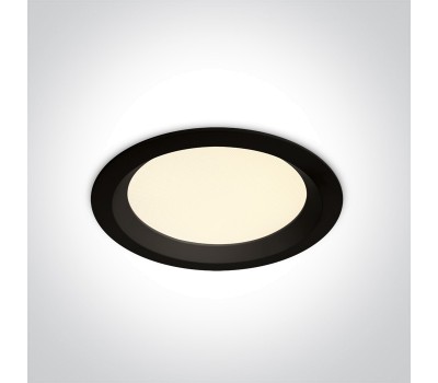 LED панел за вграждане One Light 10120UV/B 20W CCT LED PANEL BLACK ROUND IP44