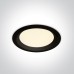 LED панел за вграждане One Light 10120UV/B 20W CCT LED PANEL BLACK ROUND IP44