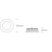 LED панел за вграждане One Light 10125B/W/V 25W CCT IP54 LED PANEL WHITE ROUND