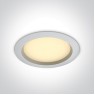 LED панел за вграждане One Light 10125B/W/V 25W CCT IP54 LED PANEL WHITE ROUND