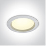 One Light 10125B/W/C 25W 4000K IP54 LED PANEL WHITE ROUND