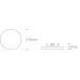LED панел за вграждане One Light 10130CF/C 30W 4000K IP65 FRAMELESS WHITE ROUND