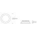 LED панел за вграждане One Light 10130U/W/V 30W CCT LED PANEL WHITE ROUND IP44