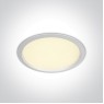 LED панел за вграждане One Light 10130U/W/V 30W CCT LED PANEL WHITE ROUND IP44
