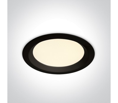 One Light 10130UV/B 30W CCT LED PANEL BLACK ROUND IP44