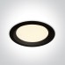 One Light 10130UV/B 30W CCT LED PANEL BLACK ROUND IP44