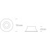 Луна за вграждане One Light 11105DT/W White Round Recessed Lamp