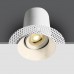 One Light 11105F/W TRIMLESS White Round Recessed Lamp