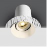 One Light 11105F/W TRIMLESS White Round Recessed Lamp
