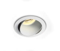 One Light 11105M/W/W White Round Recessed Lamp