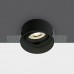 One Light 11105TR/B TRIMLESS Black Round Recessed Lamp