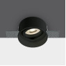 Луна за вграждане One Light 11105TR/B TRIMLESS Black Round Recessed Lamp