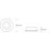 Луна за вграждане One Light 11105U/W Round Retro Range GU10 White